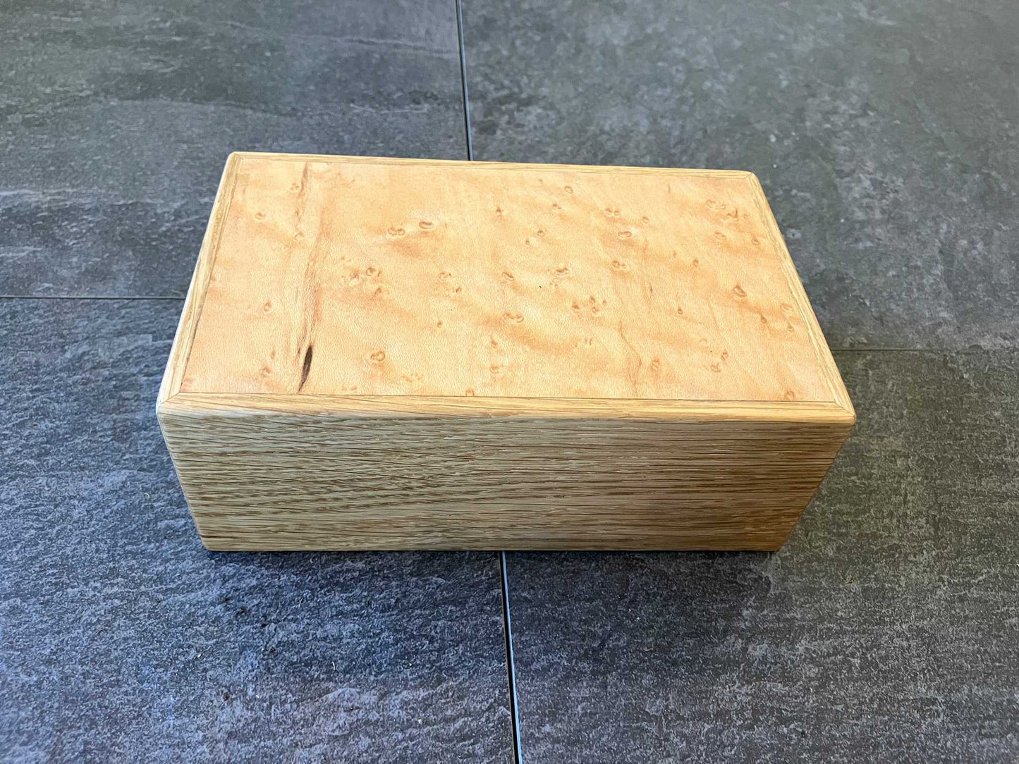 Boite érable moucheté