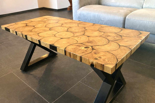 Table basse "sections"