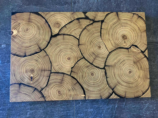 Planche bois de bout "La nature"