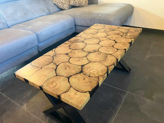 Table basse "sections"