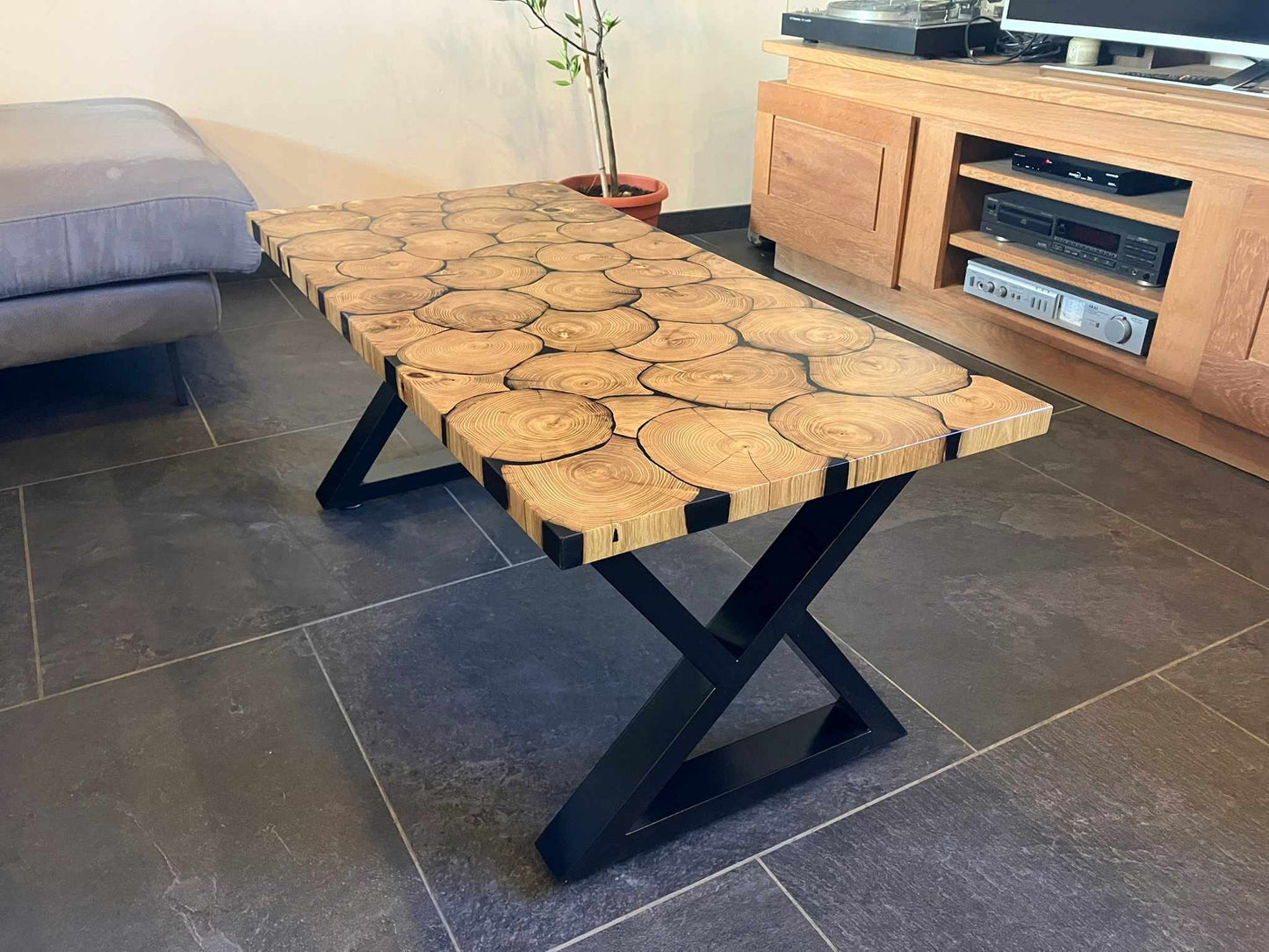 Table basse "sections"